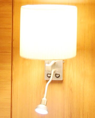 Đèn gắn tường đầu giường phòng ngủ có rọi LED đọc sách VIRGO DL91