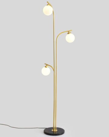 Đèn cây đứng 3 bóng chân đá cẩm thạch VIRGO FL01