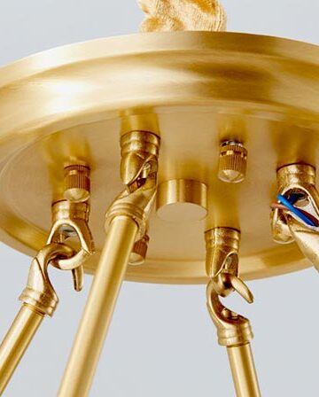 Đèn chùm ống thủy tinh bóng nến sang trọng VIRGO DL14
