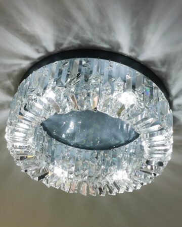 Đèn chùm ốp trần vòng tròn pha lê VIRGO DL97