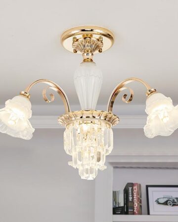 Đèn chùm thủy tinh tân cổ điển VIRGO DL106