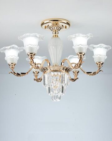 Đèn chùm thủy tinh tân cổ điển VIRGO DL106