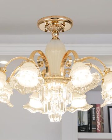 Đèn chùm thủy tinh tân cổ điển VIRGO DL106