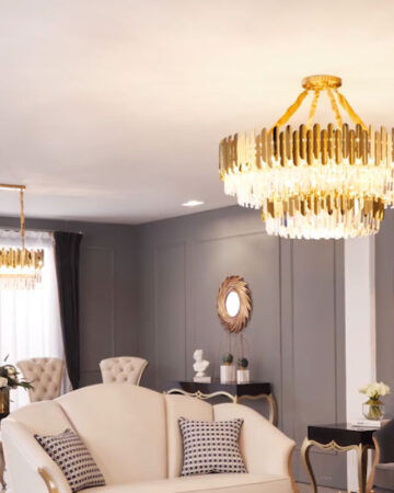 Đèn chùm pha lê hiện đại 60cm VIRGO DL734