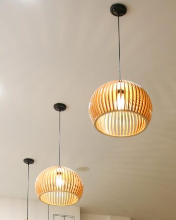 Đèn thả bằng gỗ giá rẻ cho quán cafe đẹp VIRGO DL109