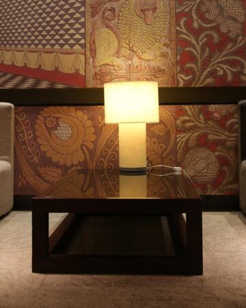 Đèn để bàn phòng khách chụp vải sang trọng VIRGO TL95