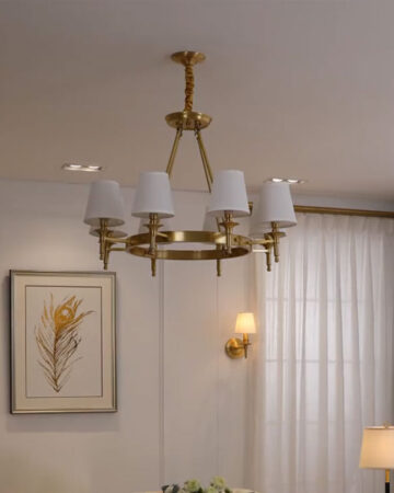 Đèn chùm 80cm 8 tay Tân cổ điển VIRGO WL736