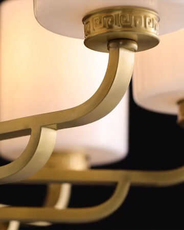 Đèn chùm 80cm 8 tay Tân cổ điển VIRGO WL737