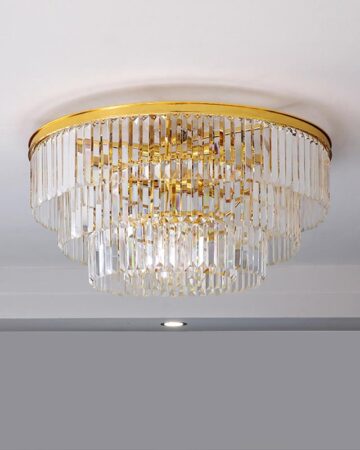 đèn chùm pha lê hiện đại