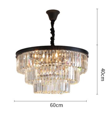 đèn chùm pha lê hiện đại