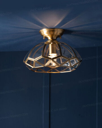 Đèn ốp trần đồng hành lang phong cách cổ điển L278