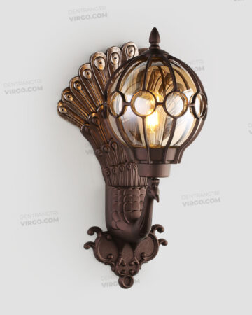 Đèn tường chim công (khổng tước) ngoài trời VIRGO L532