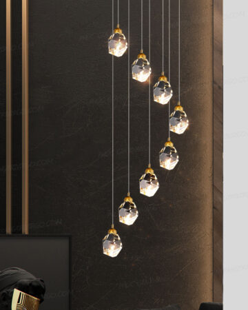 Đèn thả trang trí pha lê thông tầng cao cấp VIRGO L075