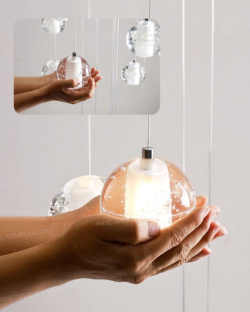 Đèn thả quả cầu pha lê trang trí L303/1