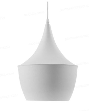 Đèn thả chụp nhôm màu trắng hiện đại L626B