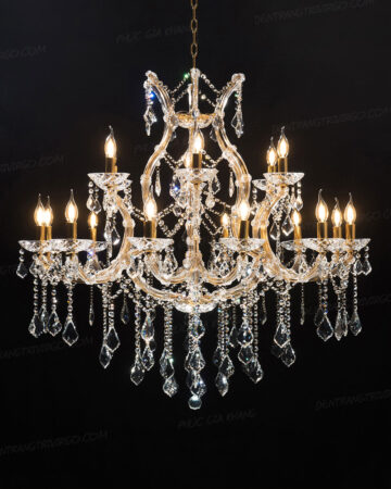 Đèn chùm pha lê nến trang trí cao cấp L628