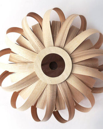 Đèn thả gỗ trang trí L666