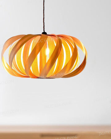 Đèn thả gỗ trang trí L666