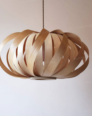 Đèn thả gỗ trang trí L666