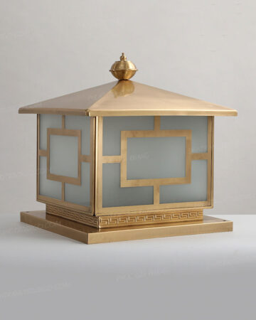 Đèn trụ đồng trang trí ngoài trời L670