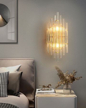 đèn trang trí,Đèn tường pha lê trang trí cao cấp LH842A