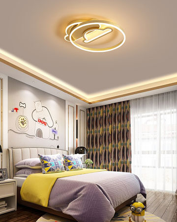 đèn trang trí,Đèn mâm LED ốp trần phòng ngủ, phòng trẻ em cao cấp hình đám mây LA7009