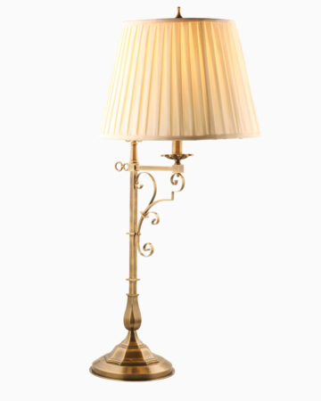 Đèn để bàn trang trí cổ điển thân đồng cao cấp T007