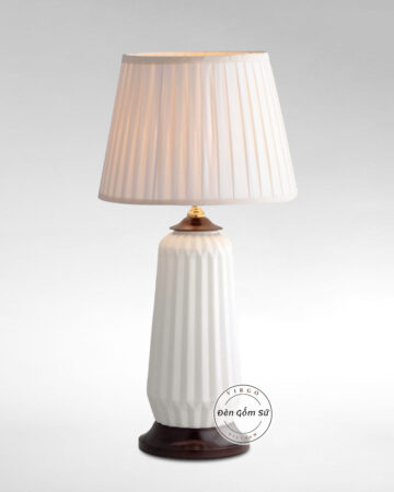 Đèn bàn trang trí, đèn ngủ Gốm sứ Việt Nam TS02