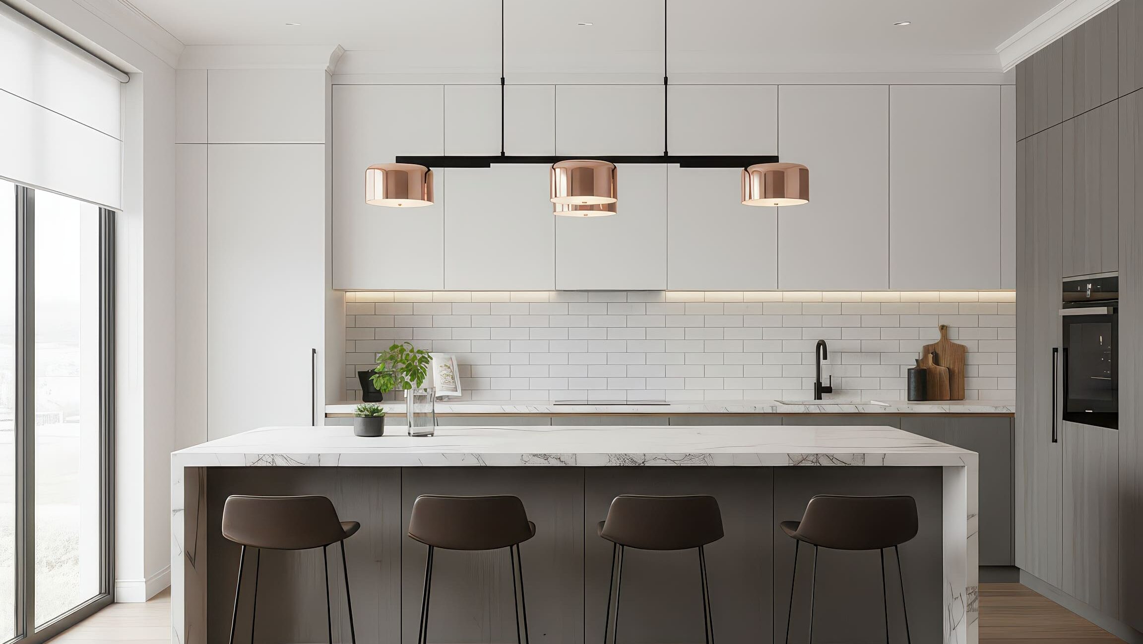 Bí quyết chọn đèn thả bàn ăn 2026: Nên dùng Đèn Thả Ngang hay Đèn Thả Bộ?