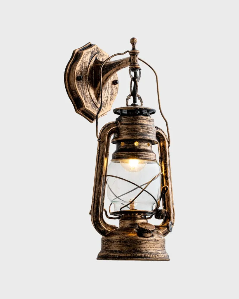 Đèn Tường Cổ Điển Hợp Kim Đồng Vàng Mờ Sang Trọng VRG-6211W