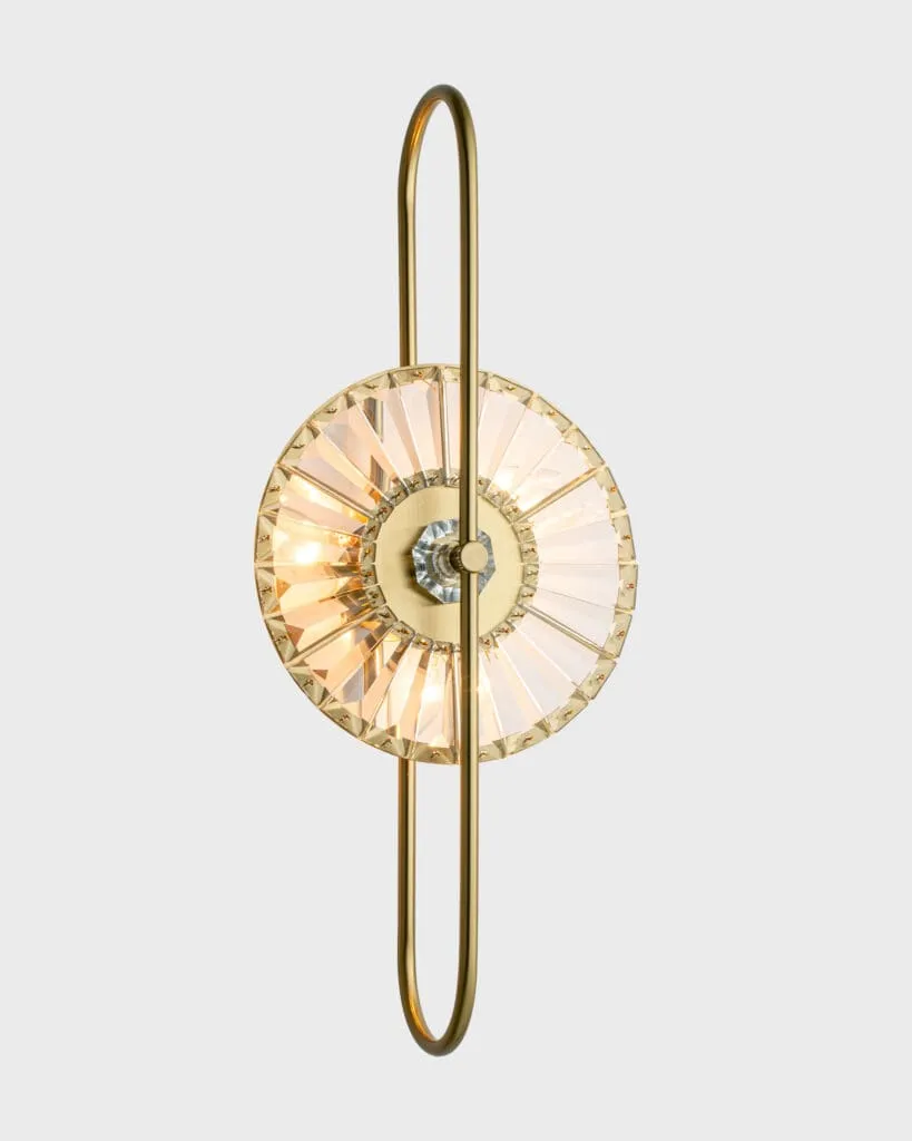 Đèn Tường Pha Lê Khung Mạ Vàng Luxury Hiện Đại VRG-EU862