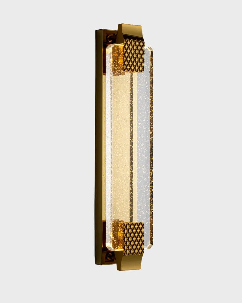 Đèn Tường Pha Lê Cao Cấp VRG-VPL26 Vàng Gold Bọt Khí Sang Trọng Hiện Đại